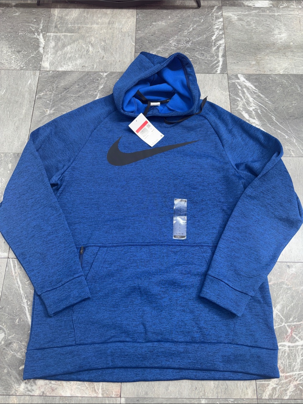 NWT Nike Dri-FIT Training Pullover Hoodie Blue Men’s Large